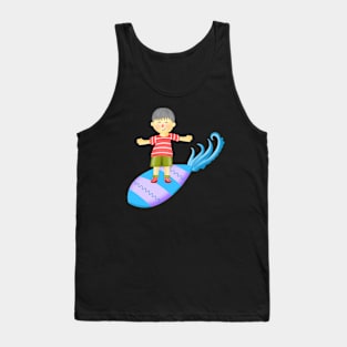 Surfboard boy. Tank Top